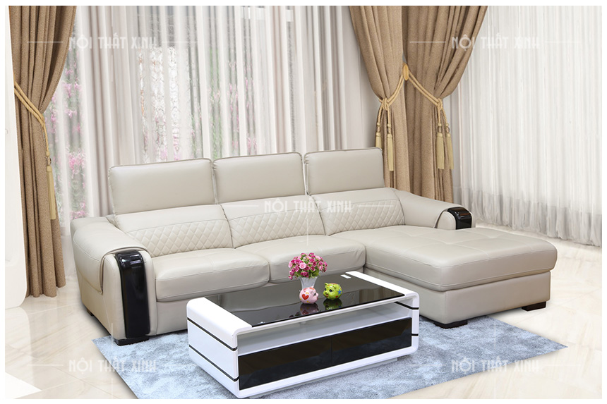 Chọn thảm trải sàn dưới sofa cho phòng khách 25m2